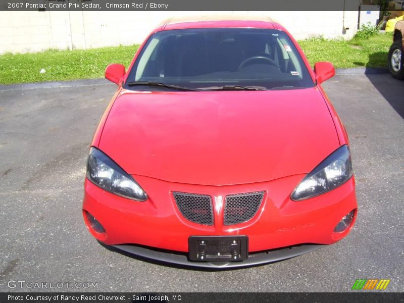 Crimson Red / Ebony 2007 Pontiac Grand Prix Sedan