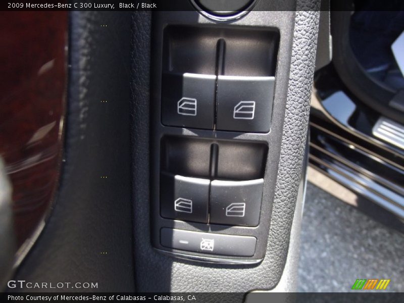 Black / Black 2009 Mercedes-Benz C 300 Luxury