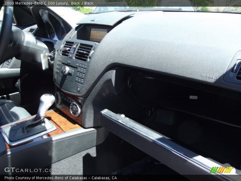 Black / Black 2009 Mercedes-Benz C 300 Luxury