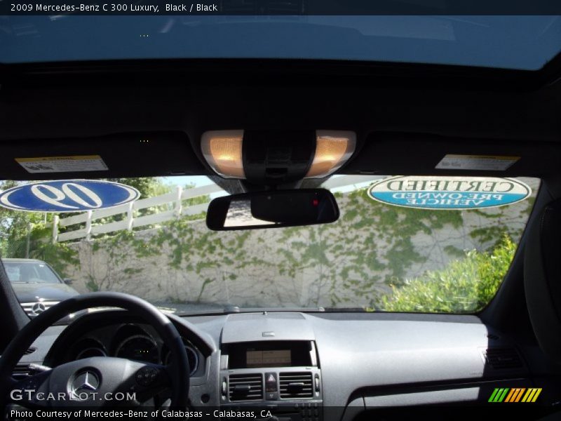 Black / Black 2009 Mercedes-Benz C 300 Luxury