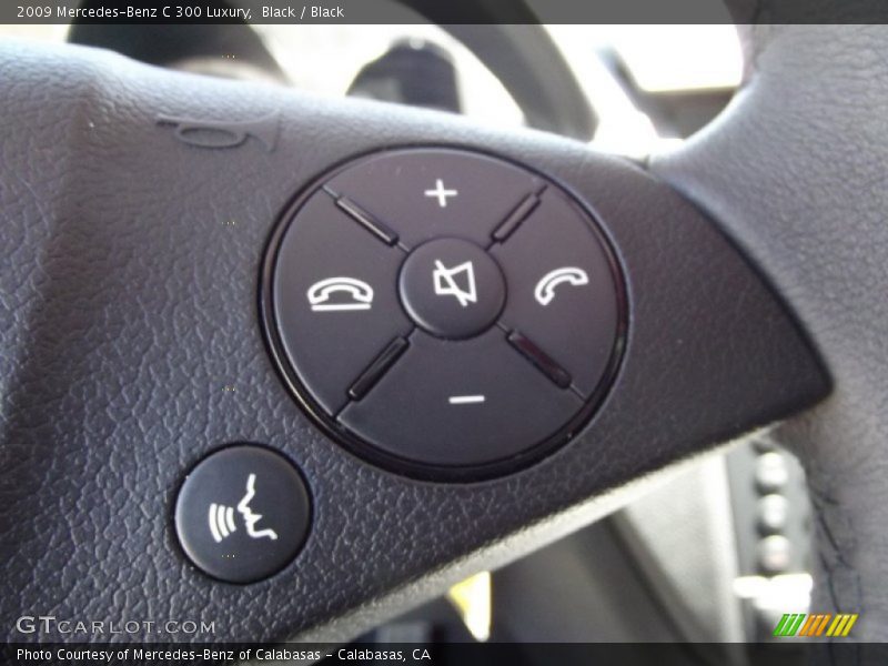 Black / Black 2009 Mercedes-Benz C 300 Luxury