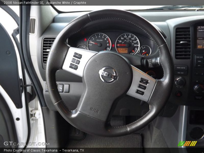 Avalanche White / Graphite 2008 Nissan Pathfinder SE