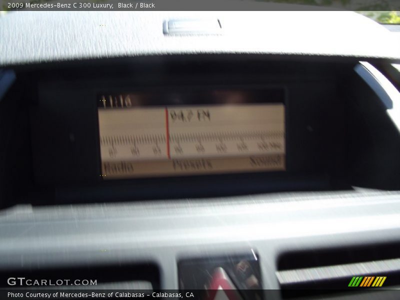 Black / Black 2009 Mercedes-Benz C 300 Luxury