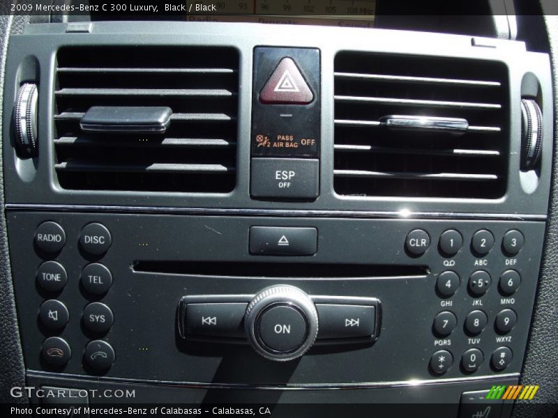 Black / Black 2009 Mercedes-Benz C 300 Luxury