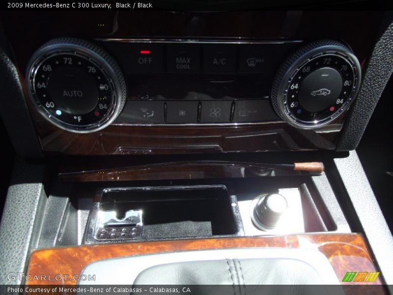 Black / Black 2009 Mercedes-Benz C 300 Luxury