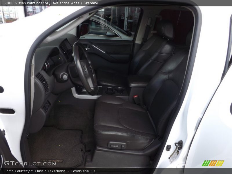 Avalanche White / Graphite 2008 Nissan Pathfinder SE