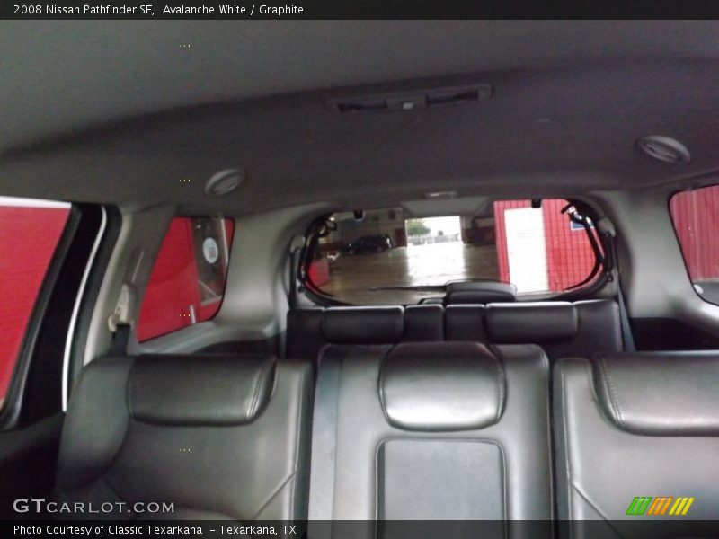 Avalanche White / Graphite 2008 Nissan Pathfinder SE