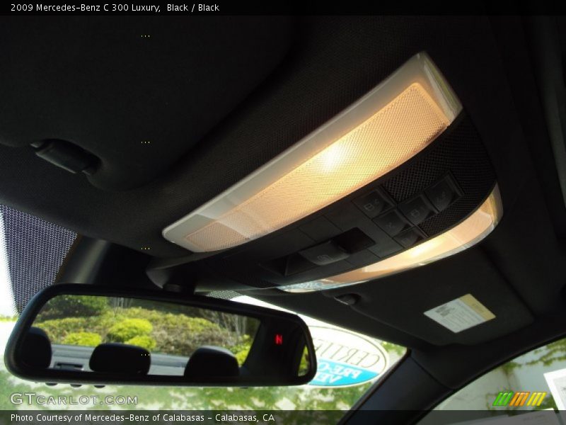 Black / Black 2009 Mercedes-Benz C 300 Luxury