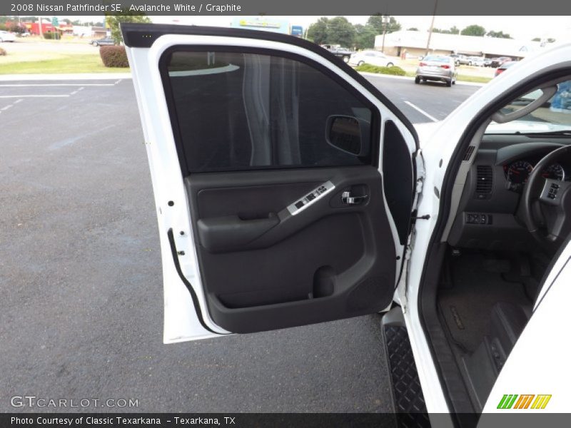 Avalanche White / Graphite 2008 Nissan Pathfinder SE