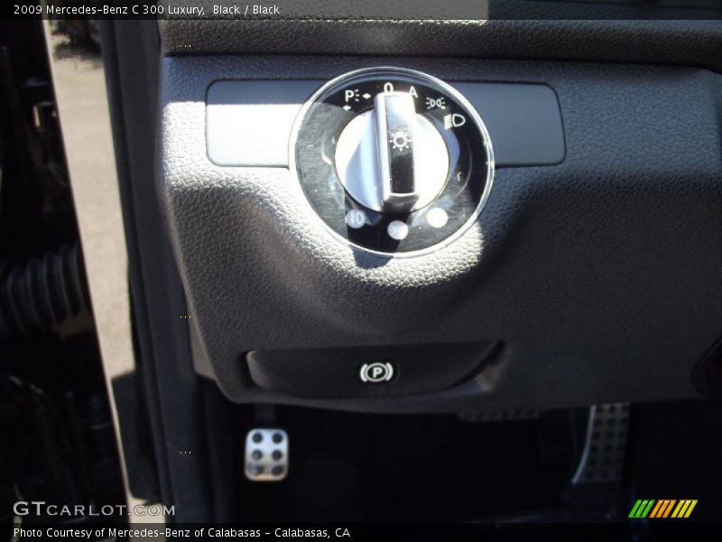 Black / Black 2009 Mercedes-Benz C 300 Luxury
