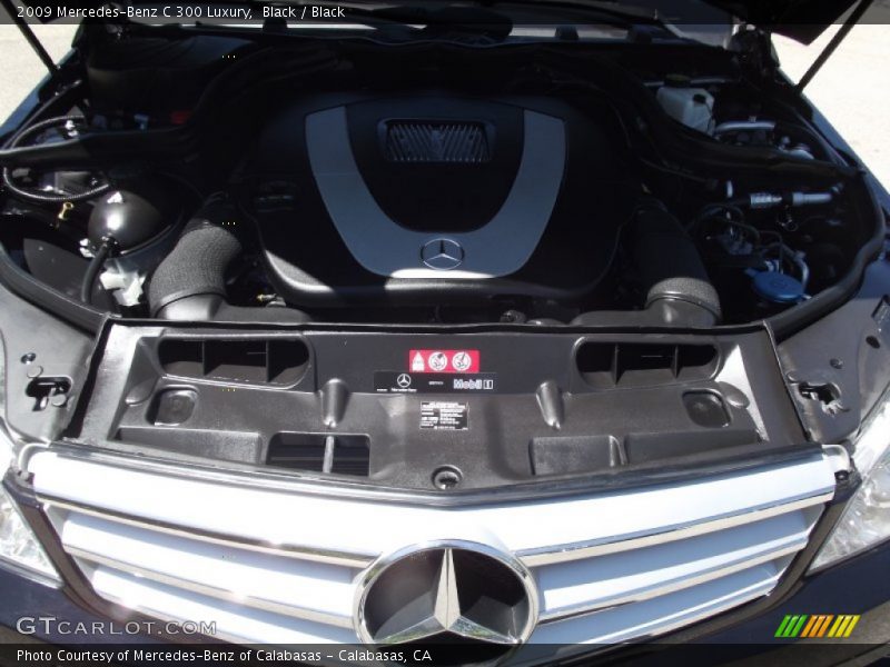 Black / Black 2009 Mercedes-Benz C 300 Luxury