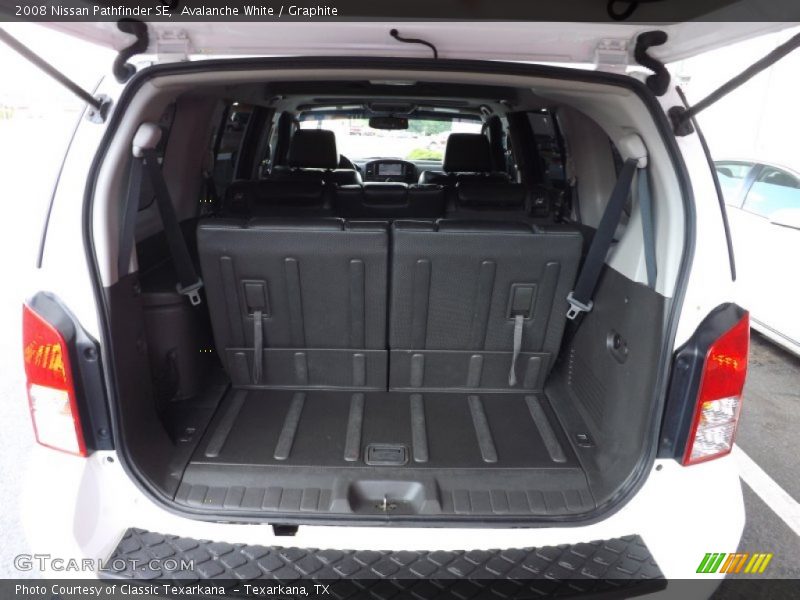 Avalanche White / Graphite 2008 Nissan Pathfinder SE