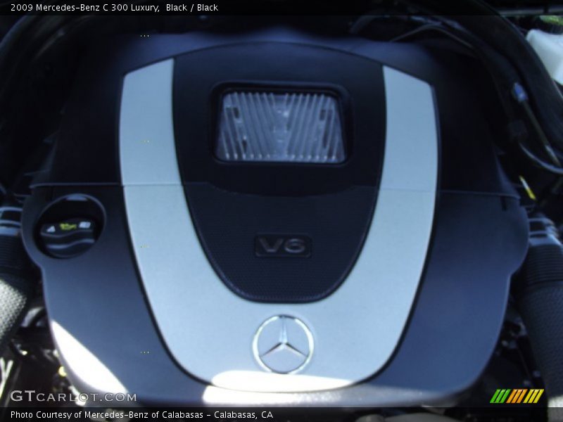 Black / Black 2009 Mercedes-Benz C 300 Luxury