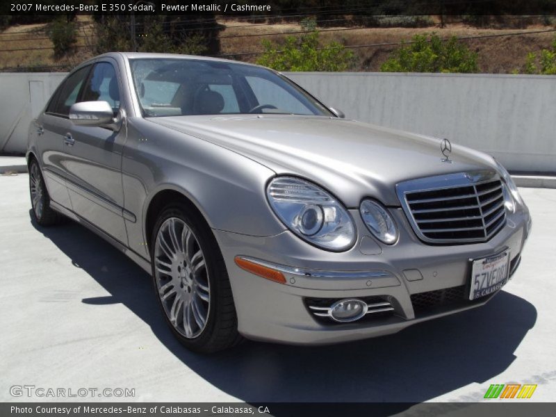 Pewter Metallic / Cashmere 2007 Mercedes-Benz E 350 Sedan