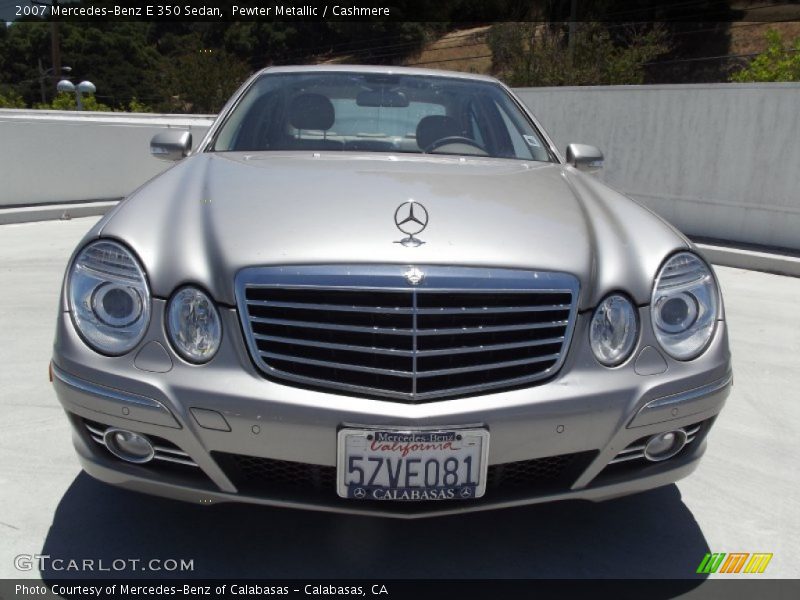 Pewter Metallic / Cashmere 2007 Mercedes-Benz E 350 Sedan