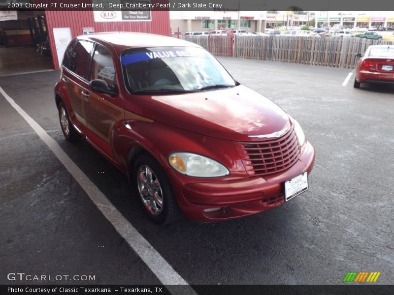 Deep Cranberry Pearl / Dark Slate Gray 2003 Chrysler PT Cruiser Limited