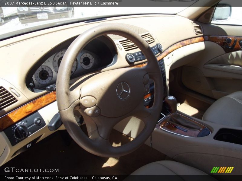 Pewter Metallic / Cashmere 2007 Mercedes-Benz E 350 Sedan