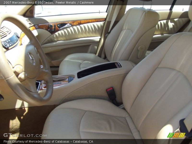 Pewter Metallic / Cashmere 2007 Mercedes-Benz E 350 Sedan