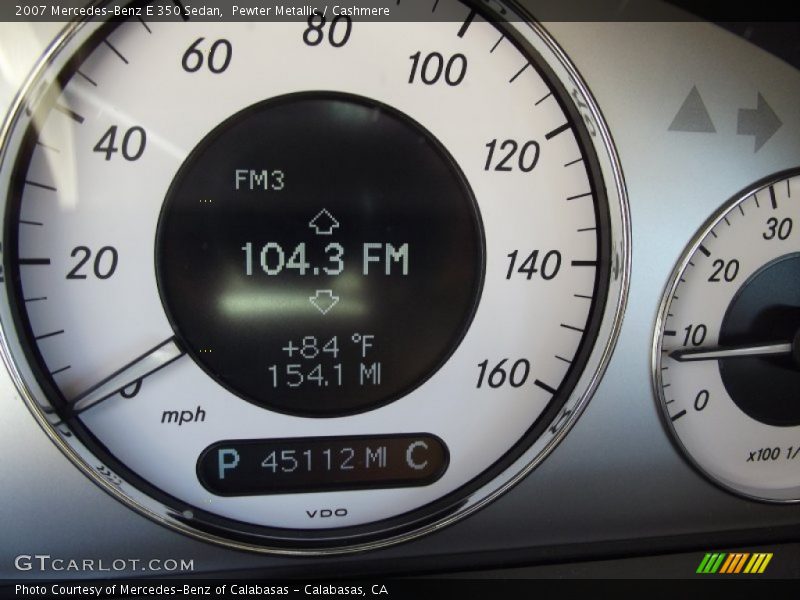 Pewter Metallic / Cashmere 2007 Mercedes-Benz E 350 Sedan