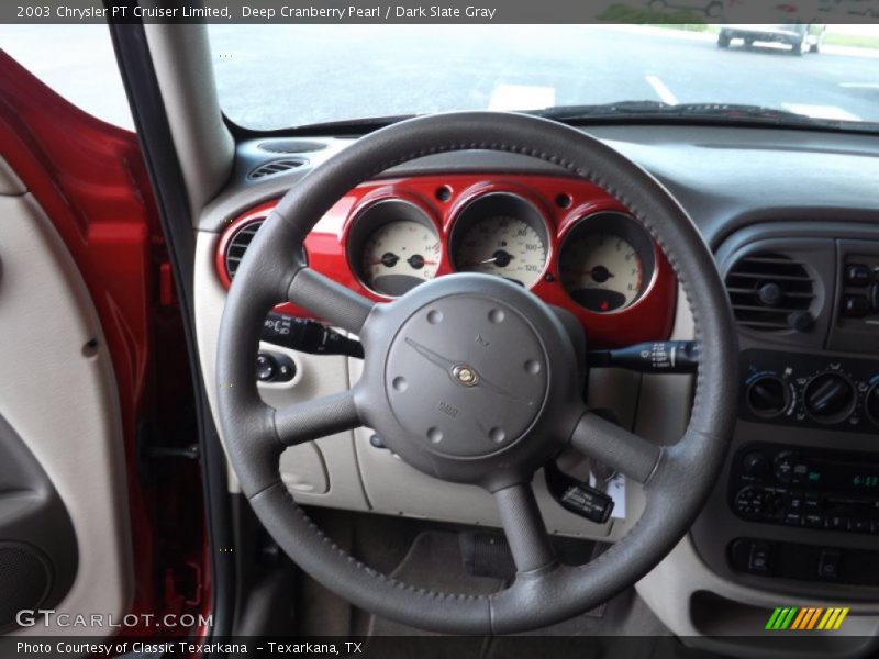 Deep Cranberry Pearl / Dark Slate Gray 2003 Chrysler PT Cruiser Limited