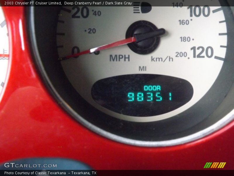 Deep Cranberry Pearl / Dark Slate Gray 2003 Chrysler PT Cruiser Limited