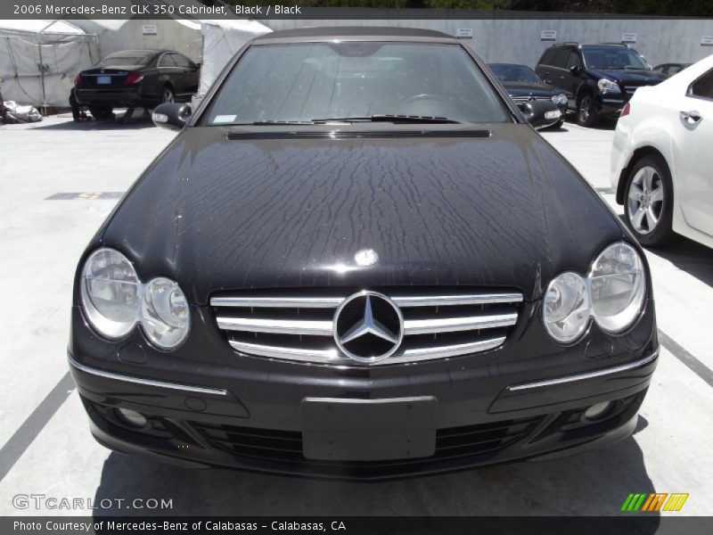 Black / Black 2006 Mercedes-Benz CLK 350 Cabriolet