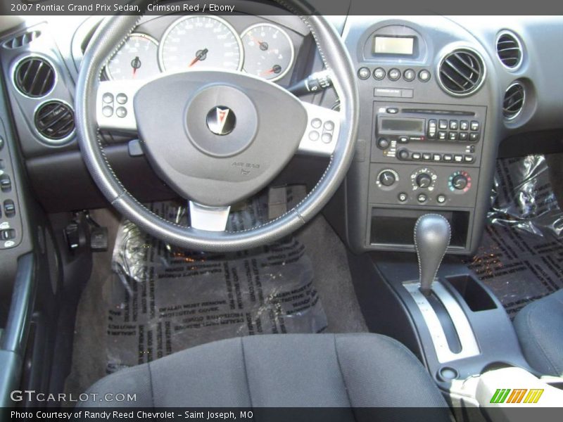 Crimson Red / Ebony 2007 Pontiac Grand Prix Sedan