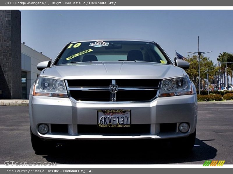 Bright Silver Metallic / Dark Slate Gray 2010 Dodge Avenger R/T