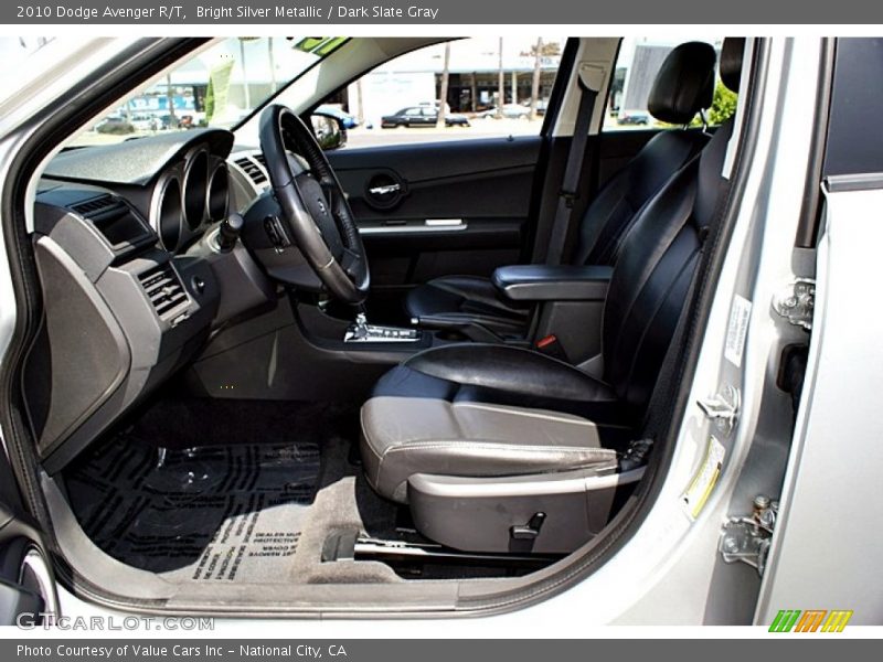 Bright Silver Metallic / Dark Slate Gray 2010 Dodge Avenger R/T