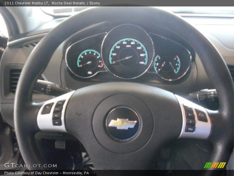 Mocha Steel Metallic / Ebony 2011 Chevrolet Malibu LT