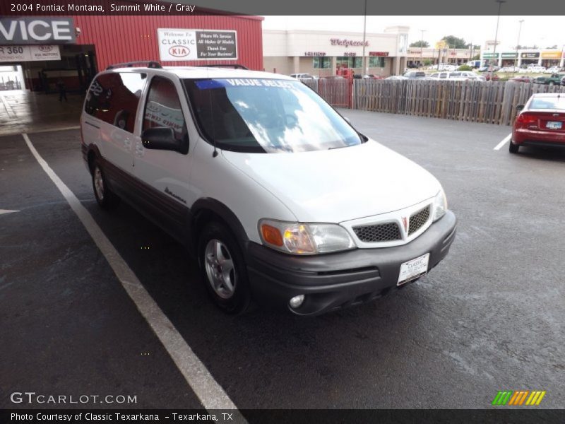 Summit White / Gray 2004 Pontiac Montana