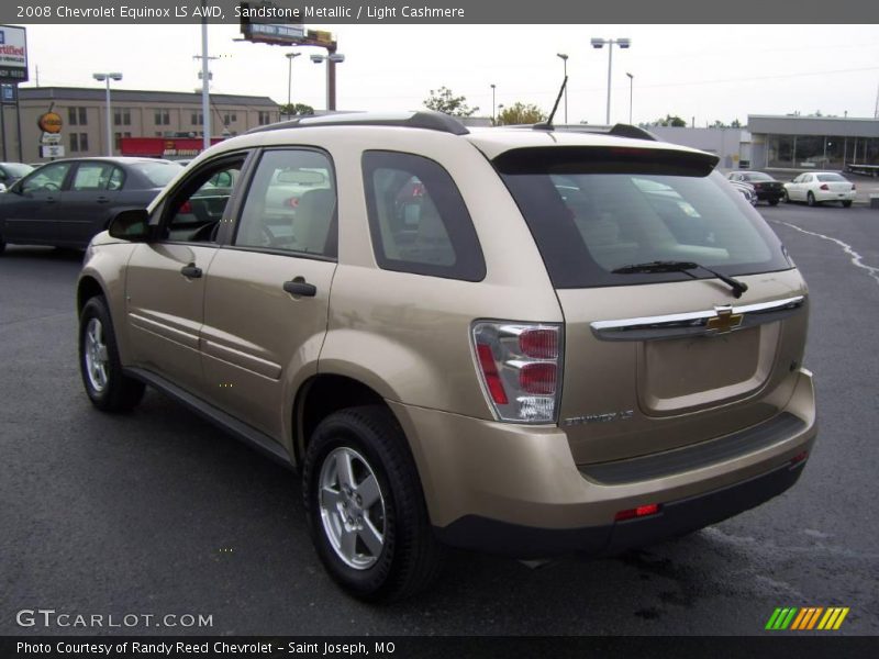 Sandstone Metallic / Light Cashmere 2008 Chevrolet Equinox LS AWD