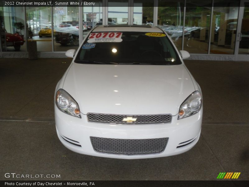 Summit White / Ebony 2012 Chevrolet Impala LT