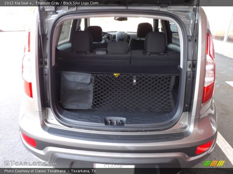 Titanium Gray / Black Soul Logo Cloth 2012 Kia Soul +