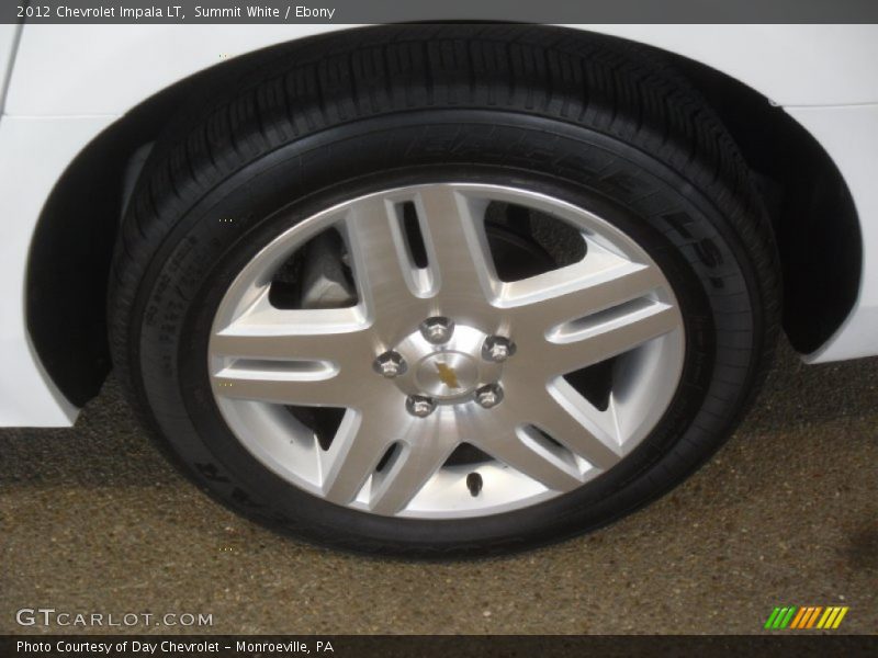 Summit White / Ebony 2012 Chevrolet Impala LT