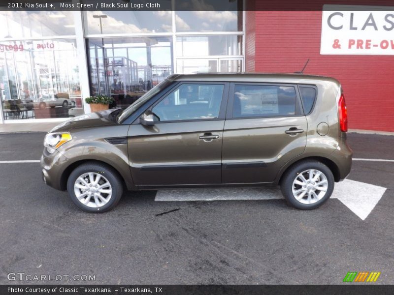 Moss Green / Black Soul Logo Cloth 2012 Kia Soul +