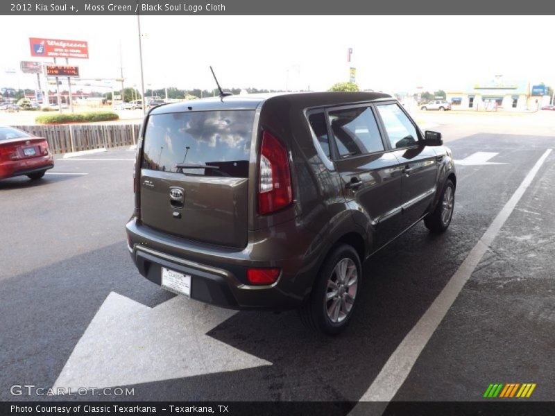 Moss Green / Black Soul Logo Cloth 2012 Kia Soul +