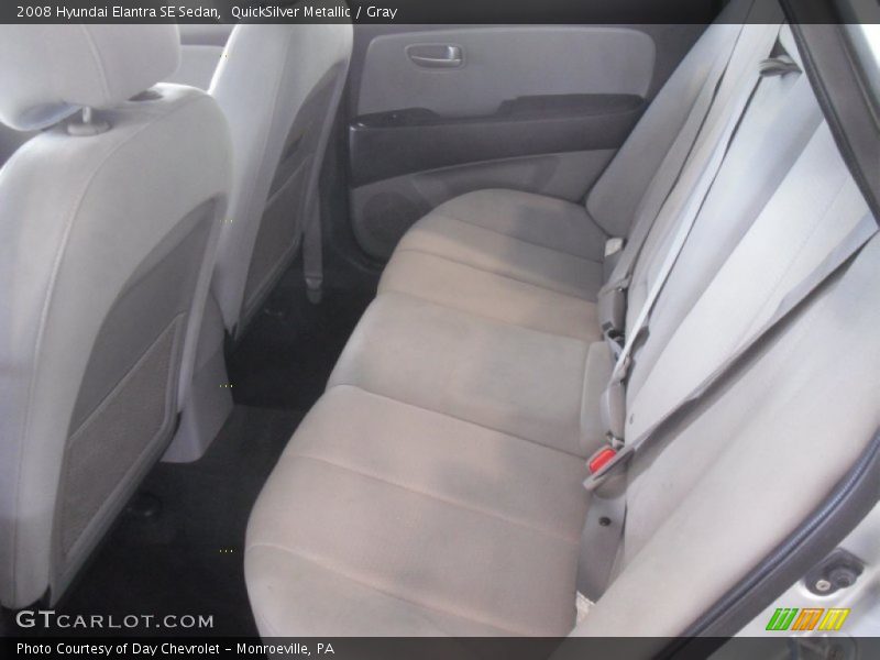 QuickSilver Metallic / Gray 2008 Hyundai Elantra SE Sedan