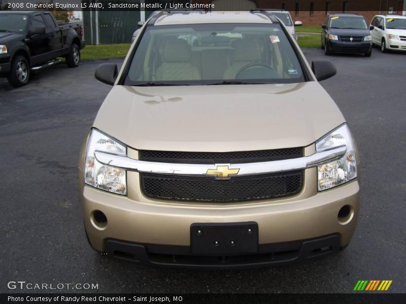 Sandstone Metallic / Light Cashmere 2008 Chevrolet Equinox LS AWD