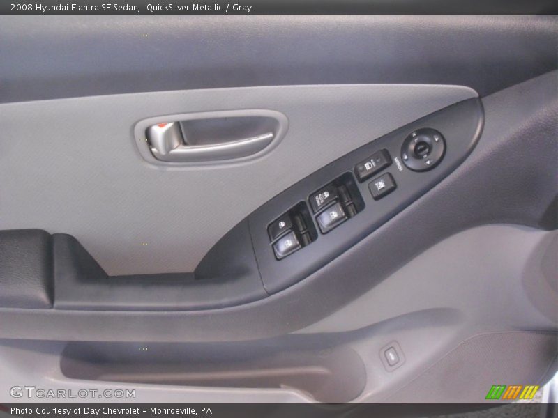 QuickSilver Metallic / Gray 2008 Hyundai Elantra SE Sedan