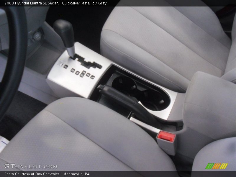 QuickSilver Metallic / Gray 2008 Hyundai Elantra SE Sedan
