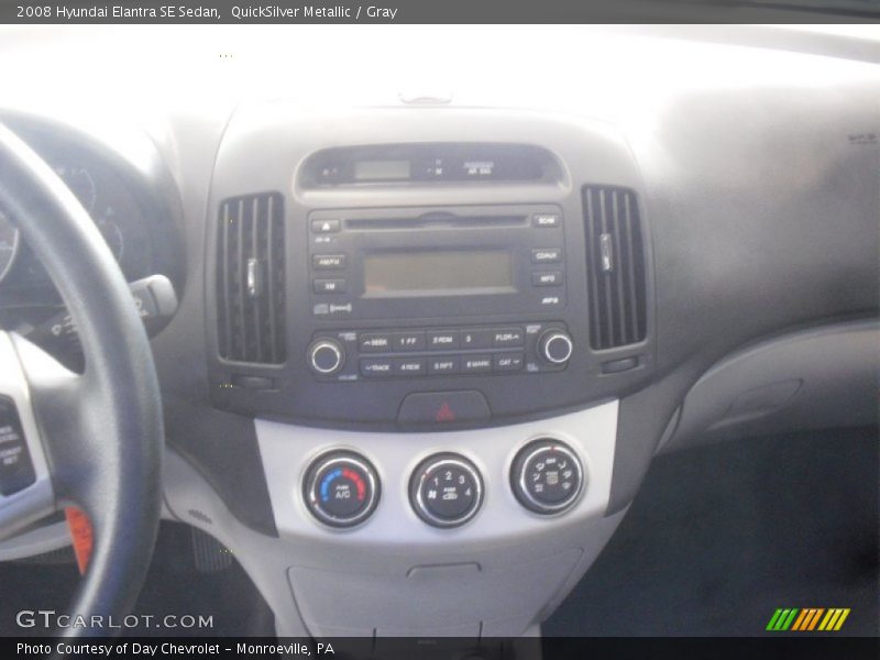 QuickSilver Metallic / Gray 2008 Hyundai Elantra SE Sedan