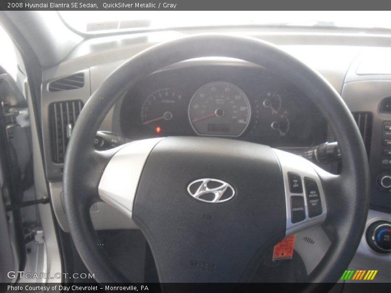 QuickSilver Metallic / Gray 2008 Hyundai Elantra SE Sedan