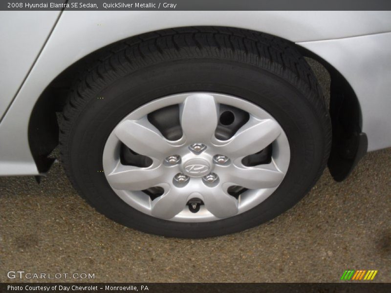 QuickSilver Metallic / Gray 2008 Hyundai Elantra SE Sedan