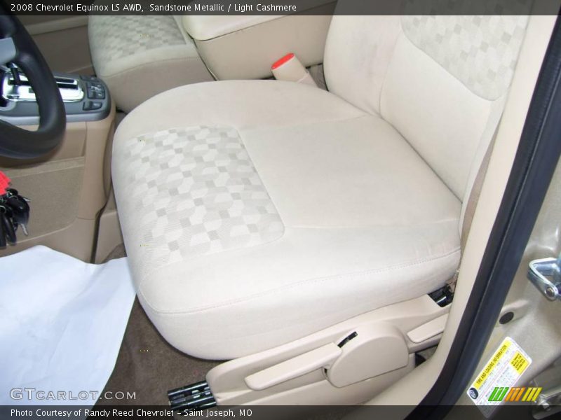 Sandstone Metallic / Light Cashmere 2008 Chevrolet Equinox LS AWD