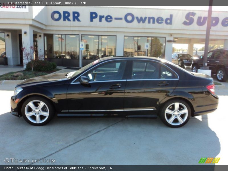 Black / Black 2010 Mercedes-Benz C 300 Sport