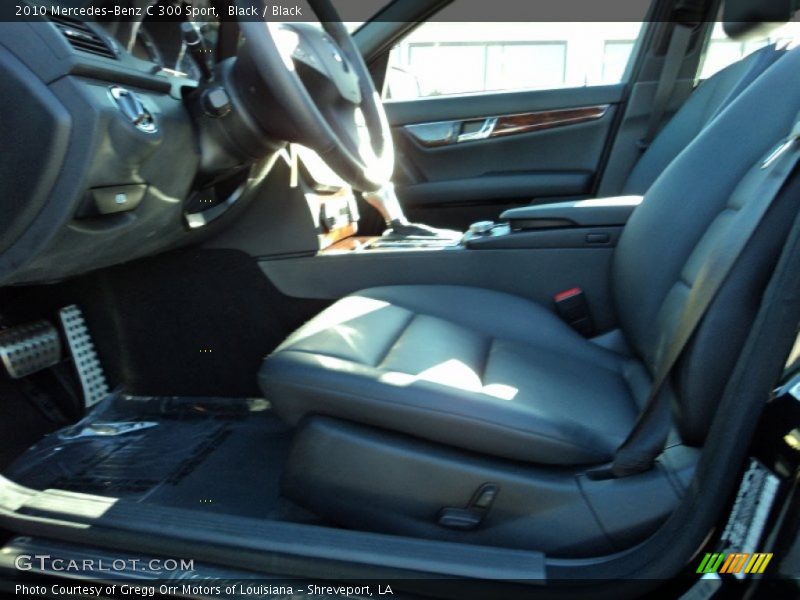 Black / Black 2010 Mercedes-Benz C 300 Sport