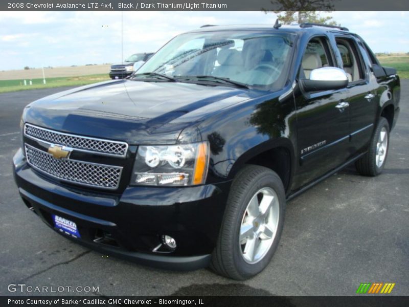 Black / Dark Titanium/Light Titanium 2008 Chevrolet Avalanche LTZ 4x4