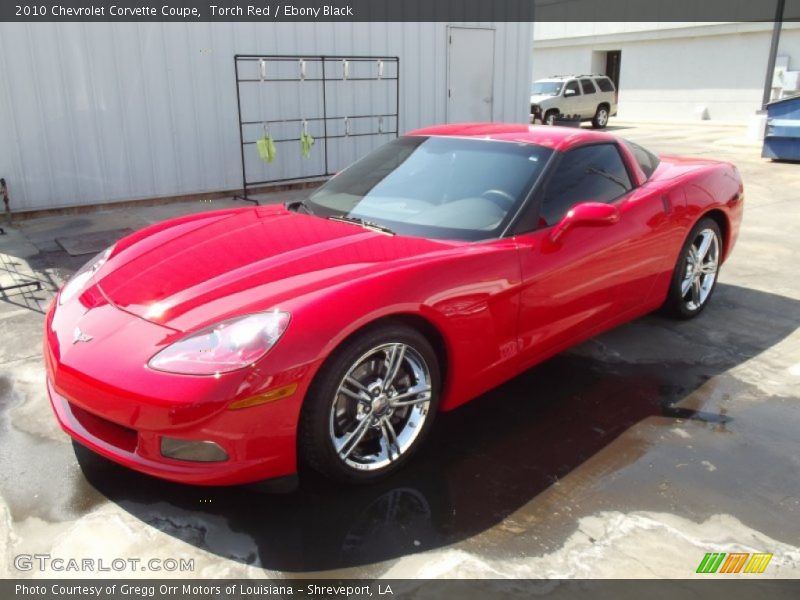 Front 3/4 View of 2010 Corvette Coupe