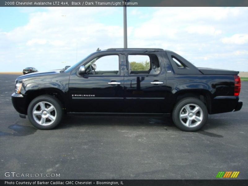 Black / Dark Titanium/Light Titanium 2008 Chevrolet Avalanche LTZ 4x4